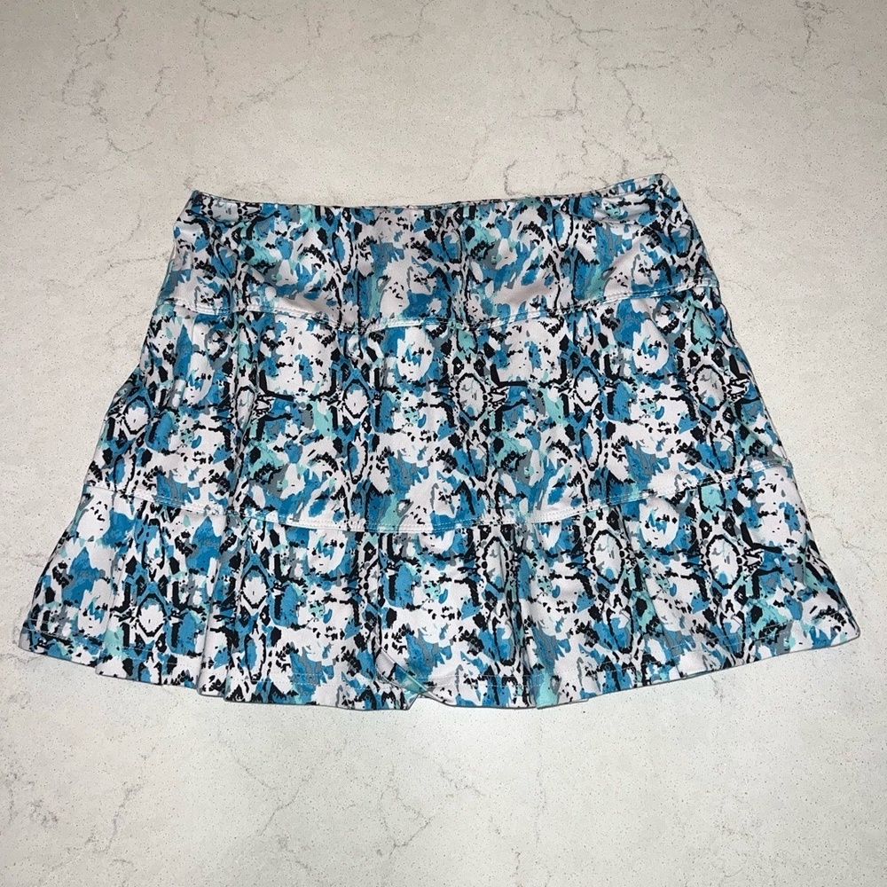Bolle Womens Skort Size Small Multi-color Tiered Ruffle Tennis Golf - Picture 4 of 6